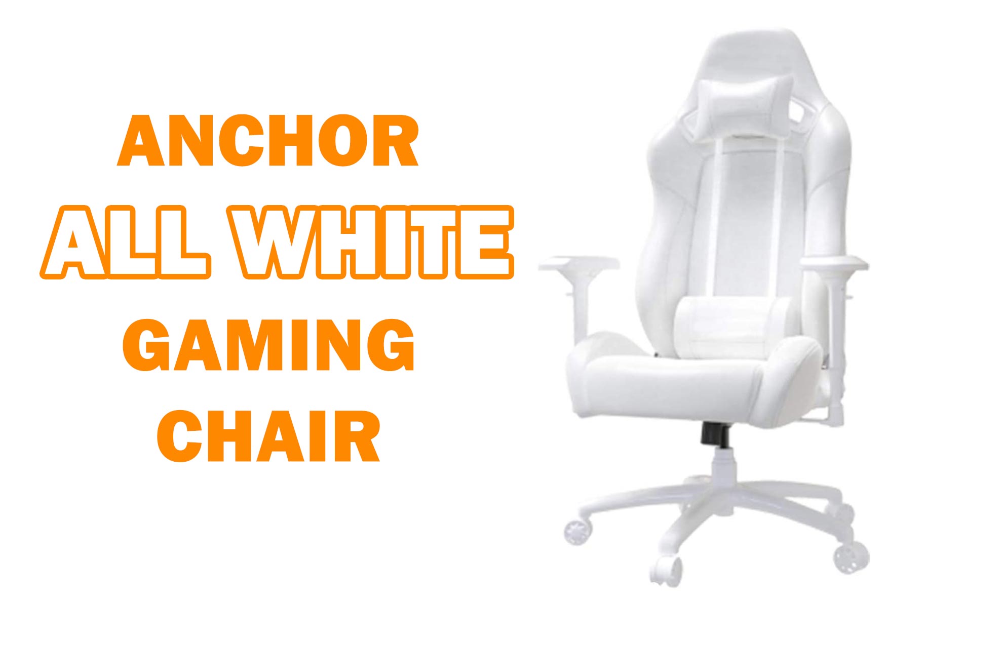 All White Gaming Chair